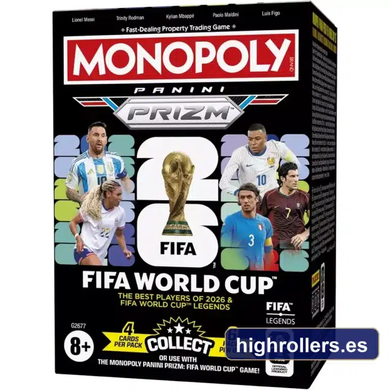 Monopoly Panini Prizm FIFA World Cup 2026 Blaster Box: qué incluye y para quién merece la pena