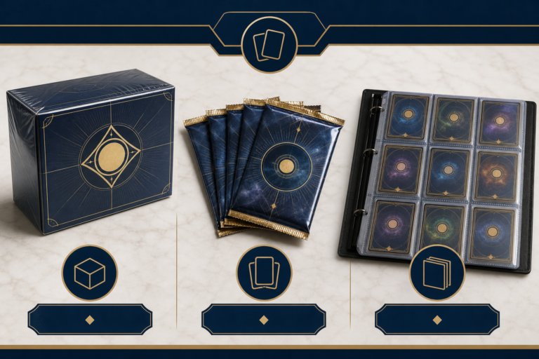 Qué es una booster box en TCG y cuántos sobres suele incluir