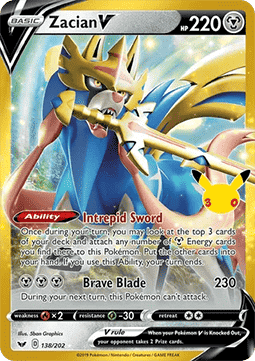 Anverso de Zacian V · 30th Celebrations
