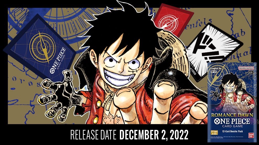Presentación oficial de la expansión ROMANCE DAWN OP01 de One Piece Card Game