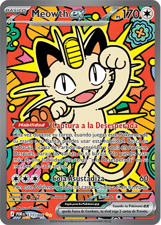 Meowth ex (POR 121) - Equilibrio Perfecto 1 Meowth ex POR 121 de Equilibrio Perfecto